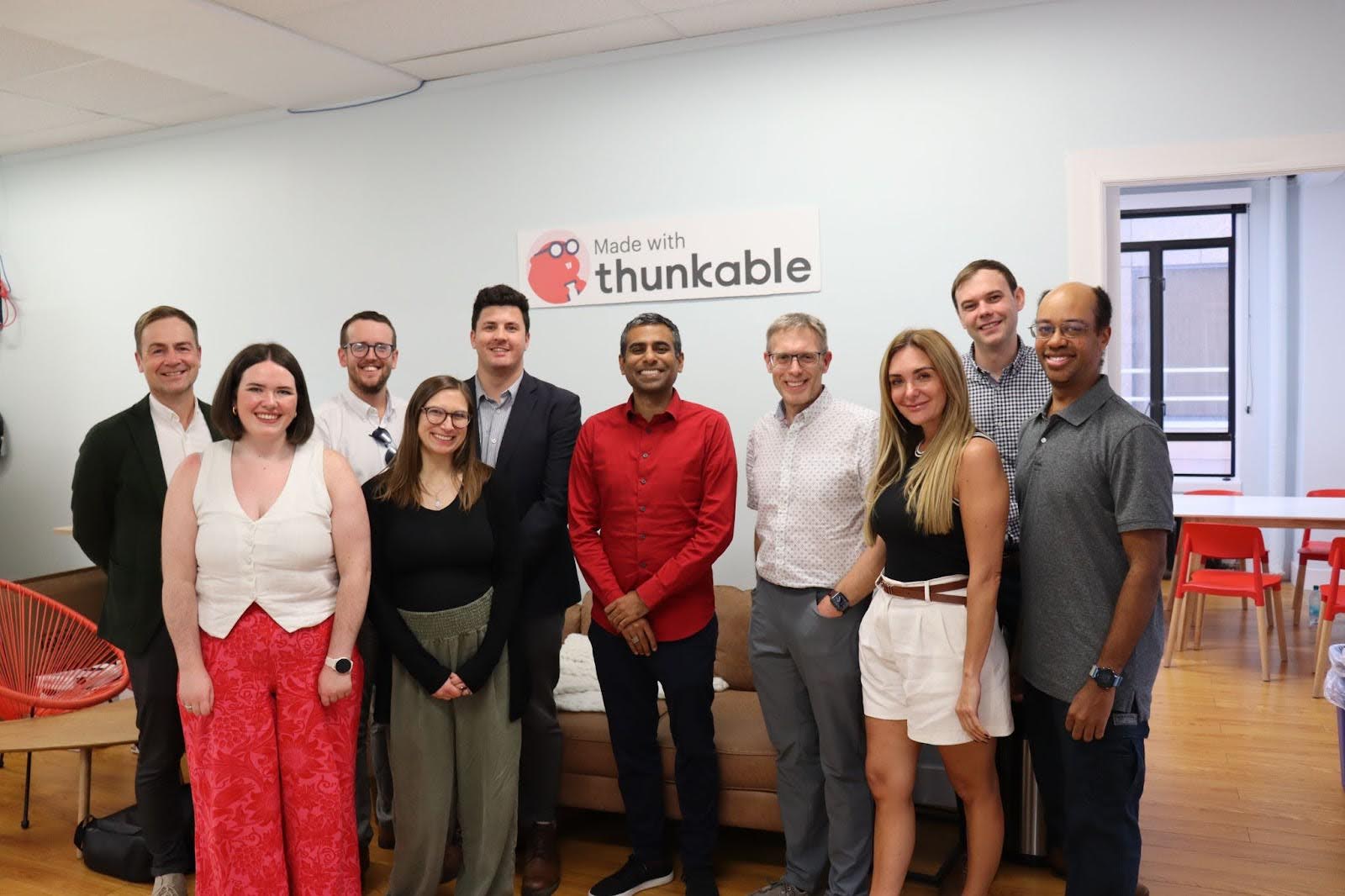 A group of people at Thunkable